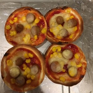 餃子の皮で簡単ホールピザ